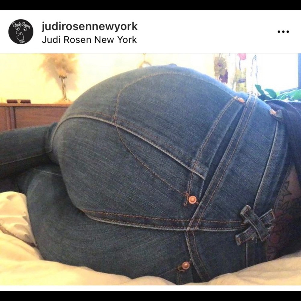 Judi Rosen Classic Seamed Jeans 🍑👖